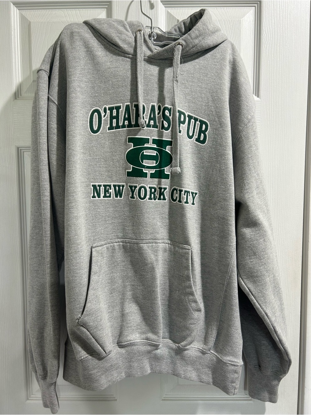 New York City Gray Pullover Hoodie - Men's Casual Sweatshirt